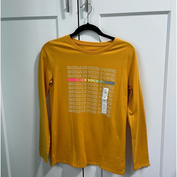Girls Cat & Jack Graphic T-Shirt 'Embrace Your Power’ - Picture 2 of 12
